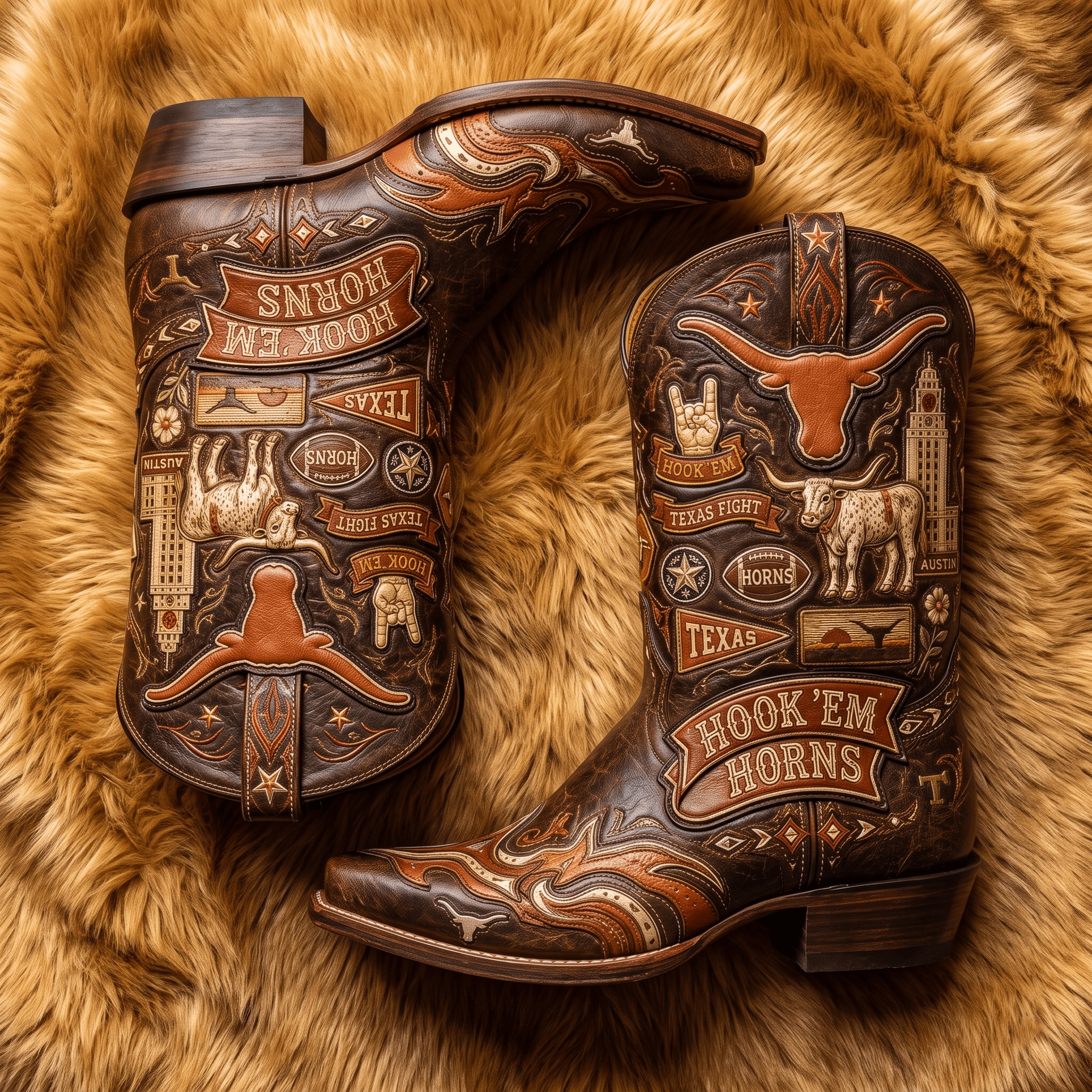 TLH WESTERN COWBOY BOOTS HTTT