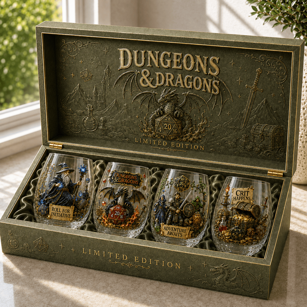 Premium DND Whiskey Glass Set TTTT