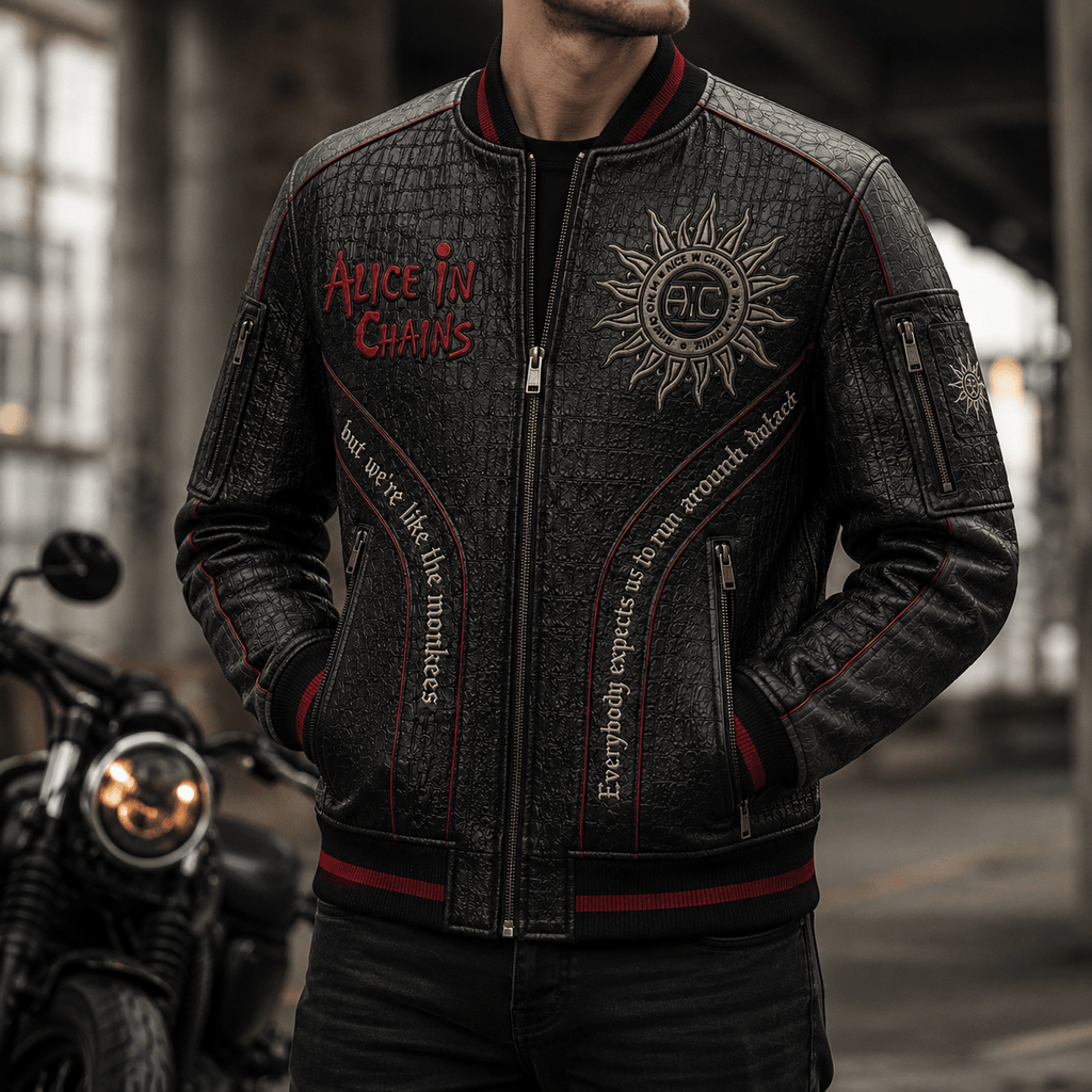 Premium ALC Leather Zipper Jacket PVNA