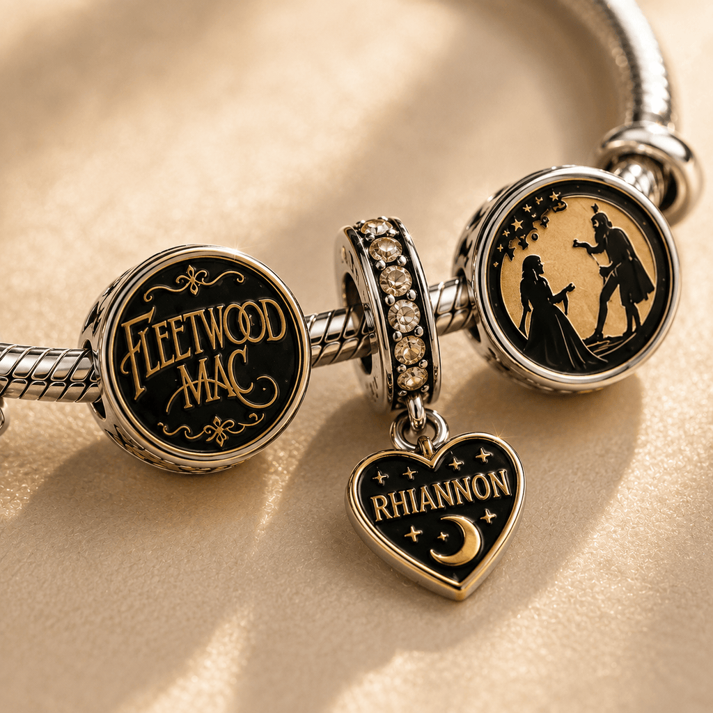 FLM Silver Charm Bracelet Set BMD